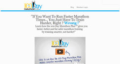 Desktop Screenshot of marathontrainingschedule.com