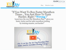 Tablet Screenshot of marathontrainingschedule.com